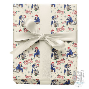 Jiu-Jitsu Frory Christmas Wrapping Paper Geschenkpapier