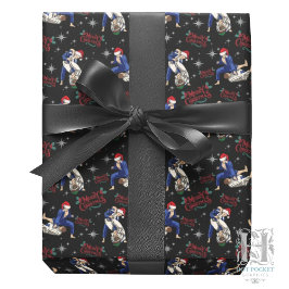Jiu-Jitsu Frory Christmas Wrapping Paper Geschenkpapier