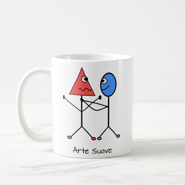 Jiu Jitsu Funny Triangle Choke Kaffeetasse (Links)
