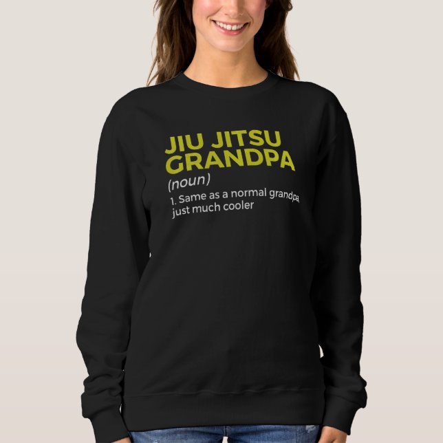 Jiu Jitsu Grandpa Definition Sweatshirt (Vorderseite)