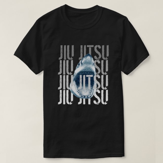 Jiu Jitsu Haifisch kein Gi-Shirt T-Shirt (Design vorne)