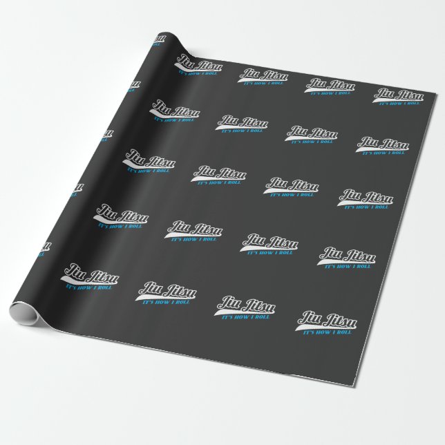 Jiu Jitsu ist es, wie ich BJJ festhalten rolle Geschenkpapier (Ungerollt)