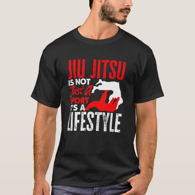 Jiu Jitsu ist nicht nur ein Sport, sondern auch ei T-Shirt (Vorderseite)