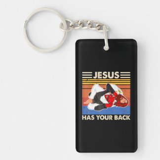 Jiu Jitsu Jesus hat Ihren brasilianischen MIXED MA Schlüsselanhänger