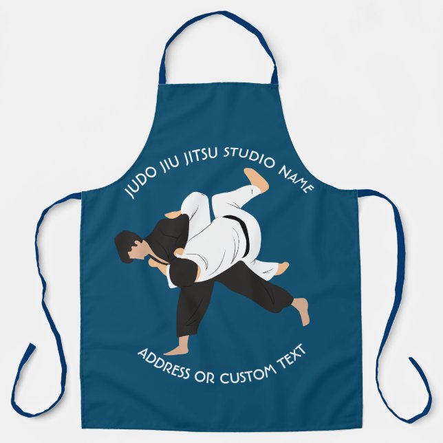 Jiu Jitsu Judo Martial Arts Studio Schürze (Vorderseite)