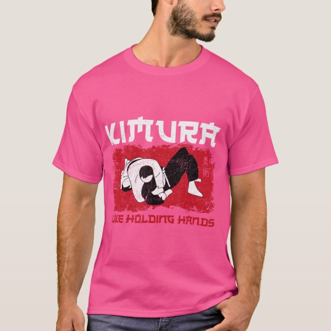 Jiu Jitsu Kimura Kimura I like Holding Hands T-Shirt (Vorderseite)