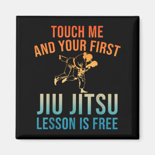Jiu Jitsu Kunst für Männer Frauen brasilianisches Magnet
