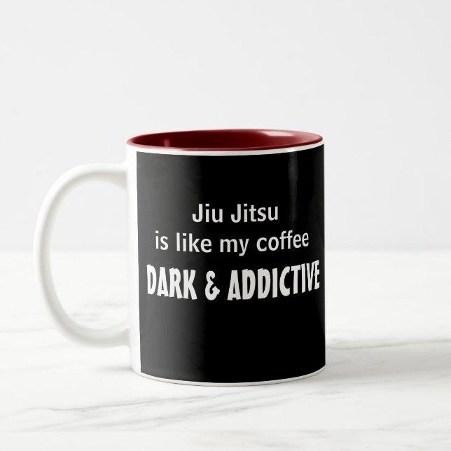 Jiu Jitsu lustige Tasse (Links)