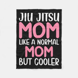Jiu Jitsu Mama, aber cooler BJJ Kampfsport Fleecedecke