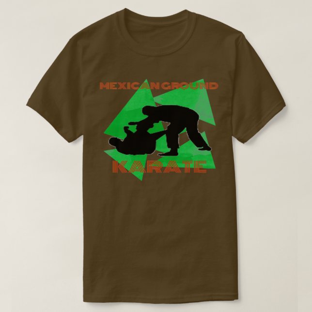 Jiu Jitsu Mexican Ground Karate BJJ T-Shirt (Design vorne)
