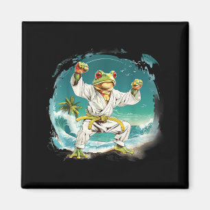 Jiu-Jitsu MMA Krötenstrand Taekwondo Frosch Judo Magnet