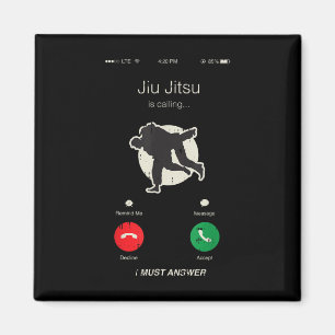 Jiu Jitsu nennt Kampfsport cool Mma Fighter Magnet