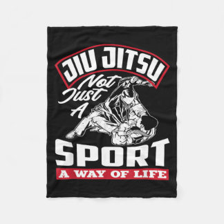 Jiu Jitsu nicht nur ein Sport, eine Lebensart Fleecedecke