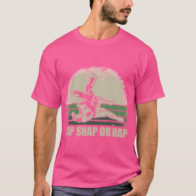 Jiu Jitsu Nickerchen T-Shirt (Vorderseite)