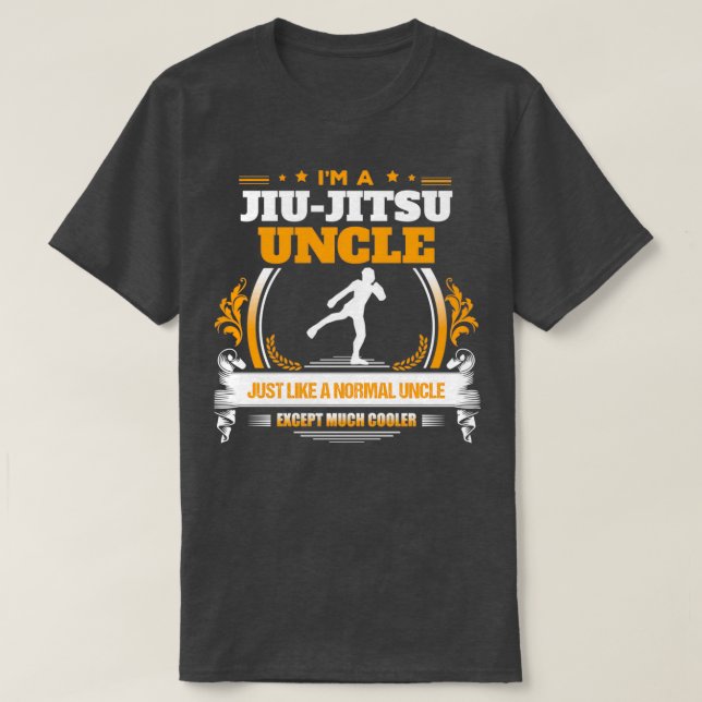 Jiu Jitsu Onkel Weihnachtsgeschenk oder Geburtstag T-Shirt (Design vorne)