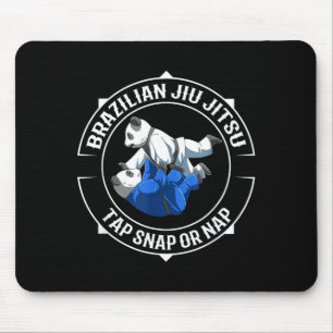 Jiu Jitsu Panda - Lass uns rollen Mousepad