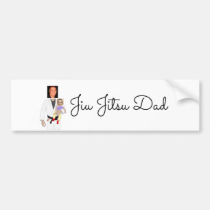 Jiu Jitsu Papa Benutzerdefinierte Fotos und handge Autoaufkleber