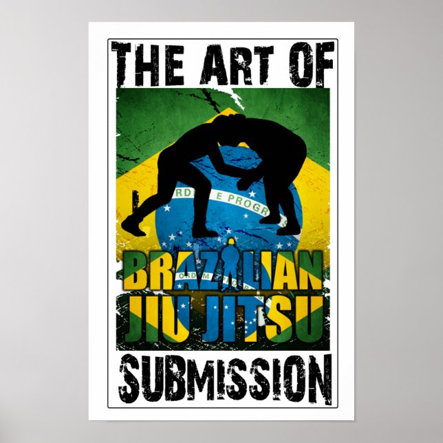 Jiu JItsu - Poster de l'Art de la Soumission (Devant)