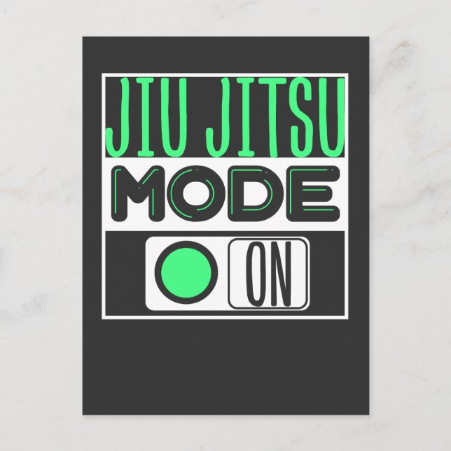 JIU-JITSU POSTKARTE (Vorderseite)