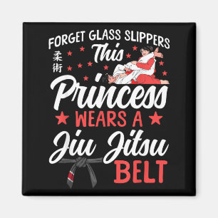 Jiu Jitsu Retro Vintage Vergiss Glas Schuhe Dies Magnet