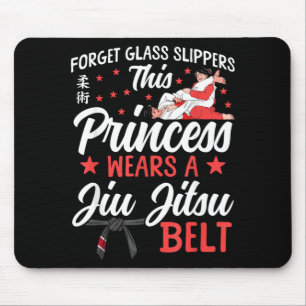 Jiu Jitsu Retro Vintage Vergiss Glas Schuhe Dies Mousepad