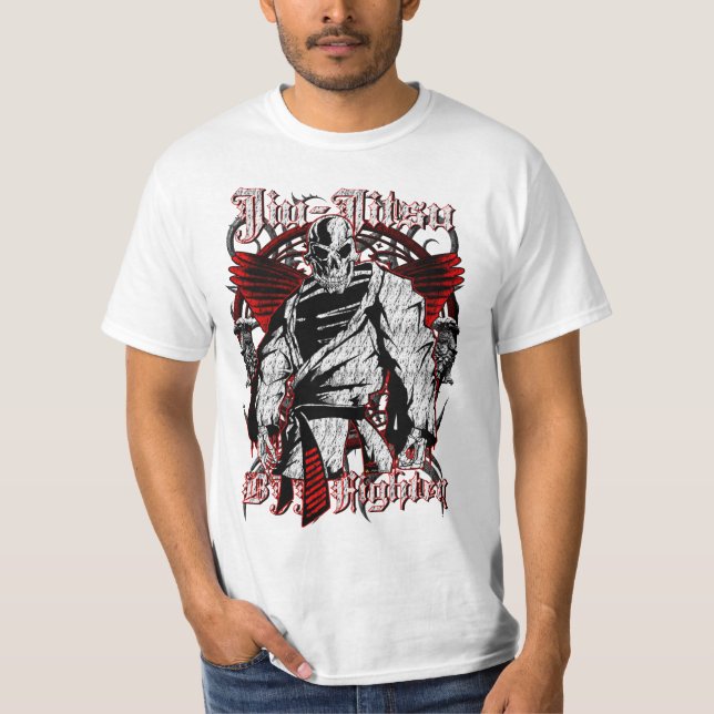 Jiu-Jitsu Schädel - 1 T-Shirt (Vorderseite)