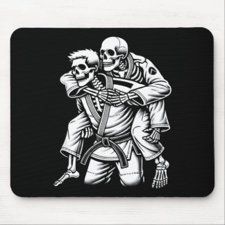 Jiu Jitsu Skelett-Hintere Drossel brasilianisches Mousepad