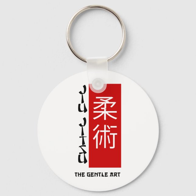 Jiu Jitsu - The Gentle Art Schlüsselanhänger (Vorderseite)