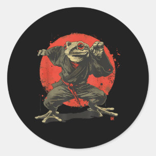 Jiu-Jitsu Toad Judo MMA Kickboxen Taekwondo Runder Aufkleber