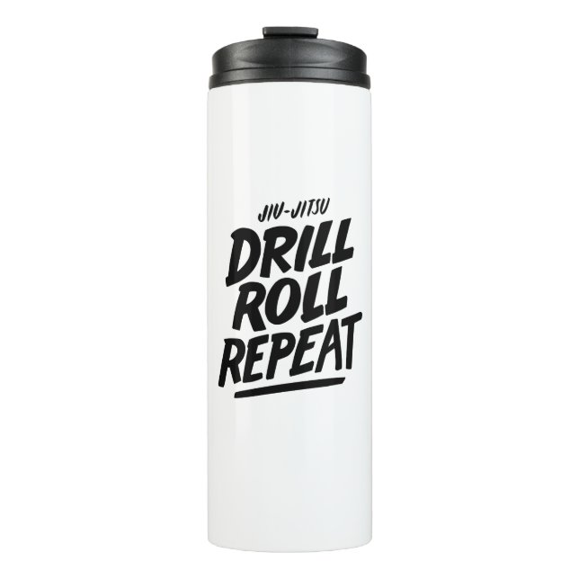Jiu-jitsu trägt Flasche zur Schau (Vorderseite)