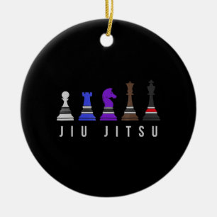 jiu jitsu    Trainingschach, Geschenk bjj mit Text Keramik Ornament