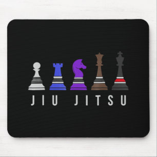 jiu jitsu    Trainingschach, Geschenk bjj mit Text Mousepad