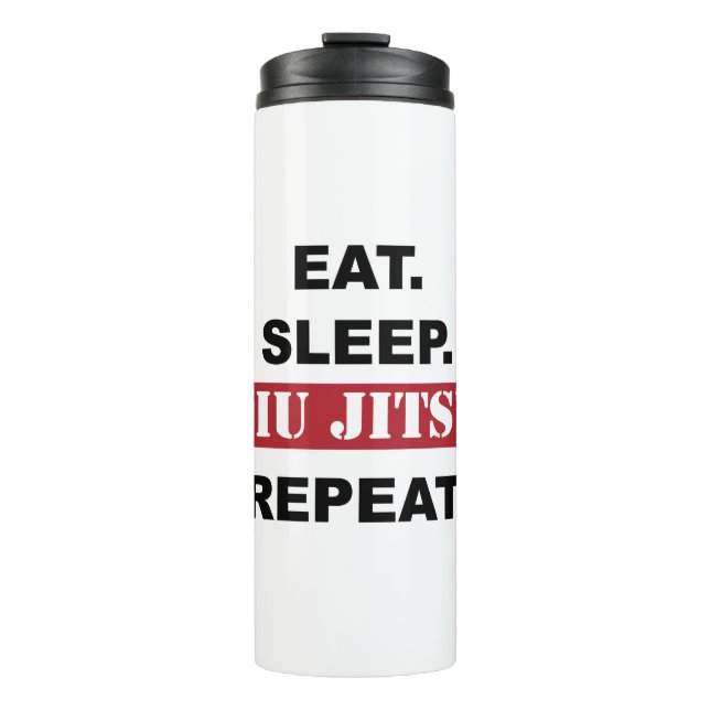 Jiu Jitsu Trommel Thermosbecher (Vorderseite)