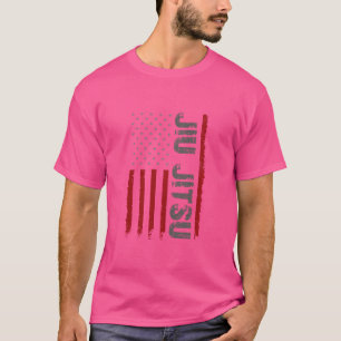 Jiu Jitsu Usa Flaggenexperte Brasilianer Jiu Jitsu T-Shirt