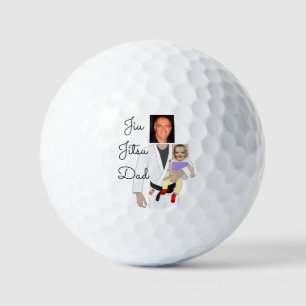 Jiu Jitsu Vater Benutzerdefinierte Foto und handge Golfball