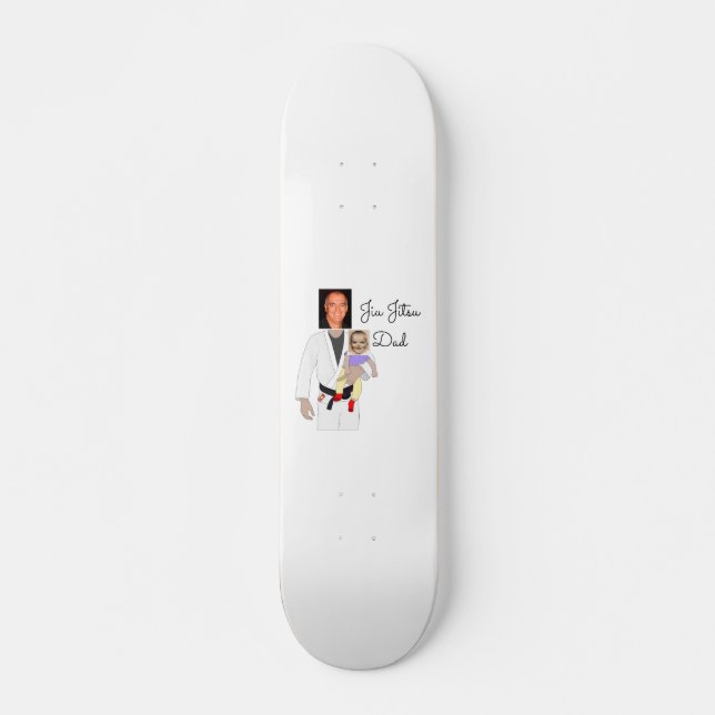 Jiu Jitsu Vater Benutzerdefinierte Foto und handge Skateboard (Vorne)