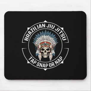 Jiu Jitsu War Bonnet - Submission Team Jiu Jitsu W Mousepad