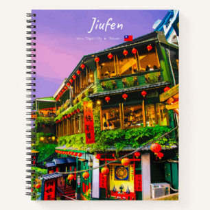 Jiufen, Taiwan - Alte Teestube Spiral Notizbuch