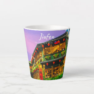 Jiufen, Taiwan - Antikes Teehaus Klein Milchtasse
