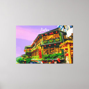 Jiufen, Taiwan - Antikes Teehaus Leinwanddruck