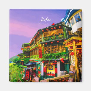 Jiufen, Taiwan - Antikes Teehaus Magnet