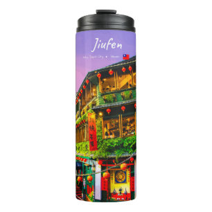 Jiufen, Taiwan - Antikes Teehaus Thermosbecher
