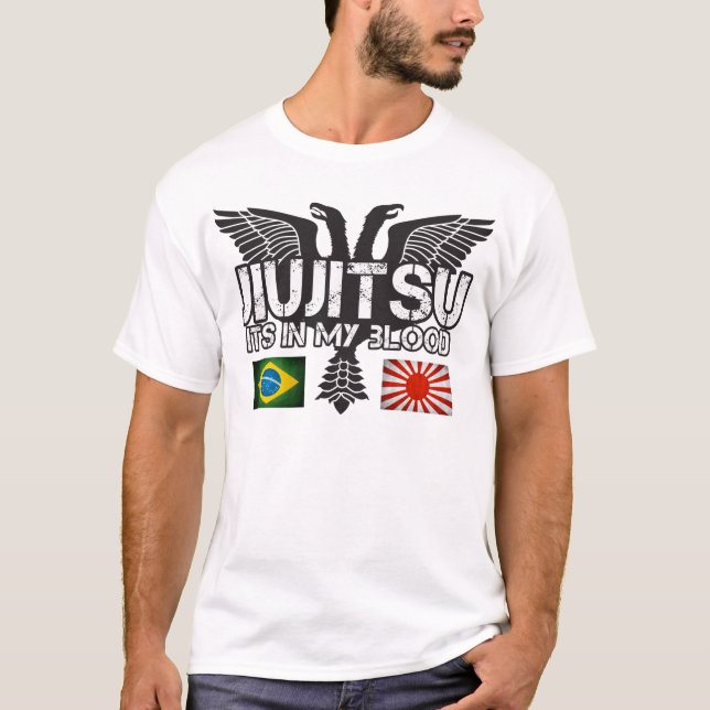 JiuJitsu Brasilien - Japan-Shirt T-Shirt (Vorderseite)