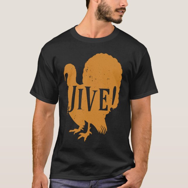 Jive Thanksgiving Turkey Day Family 70's T-Shirt (Vorderseite)