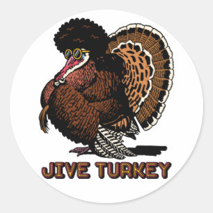 Jive Türkei-Aufkleber Runder Aufkleber