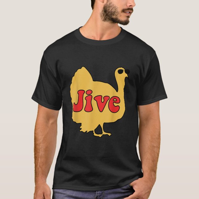 Jive Turkey Face Erntedank Cooles T-Shirt Geschenk (Vorderseite)