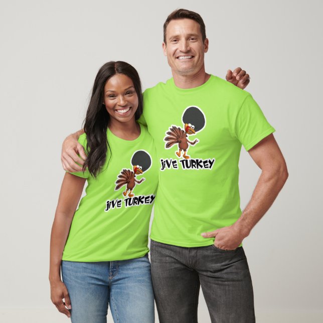 Jive Turkey lustiger Retro-Spaß T-Shirt (Unisex)