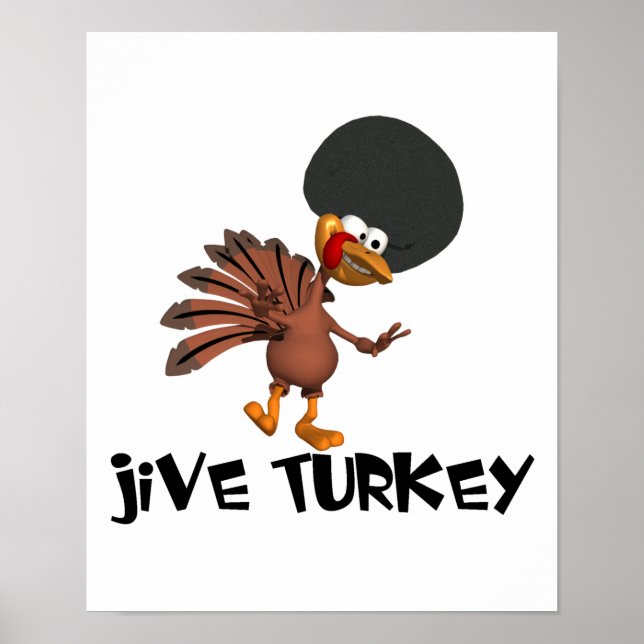 Jive Turkey Poster (Vorne)