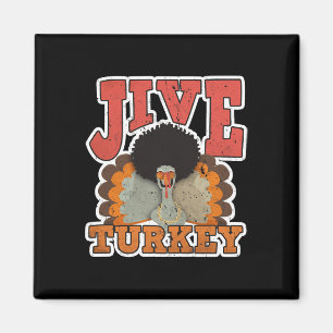 Jive Turkey - Retro-Geschenke der 1970er Jahre - V Magnet