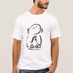 Jizo der Mönch-Bürsten-Anschlag-T - Shirt